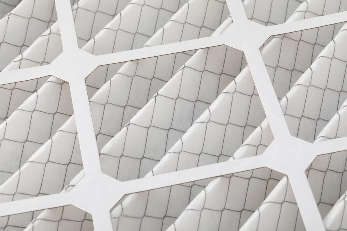 14X20x1 MERV 8 Pleated HV Furne 1'' Air Filters By Pamlico. Case Of 12. Sizeize: 13-1/2 X 19-1/2 X 3/4, Ivory