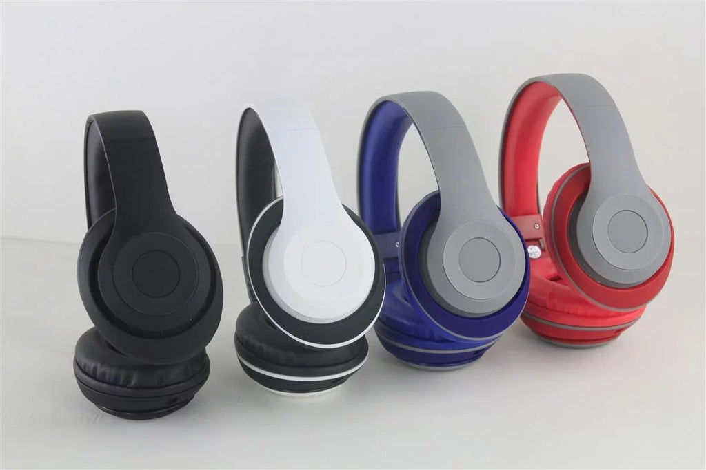 Over-the-Head Sizetereo Wireless Headsets for Sizeamsung Galaxy A70, A50, A40, A30, A10, BLU C5L, CAT Size48c, B35 (Red)