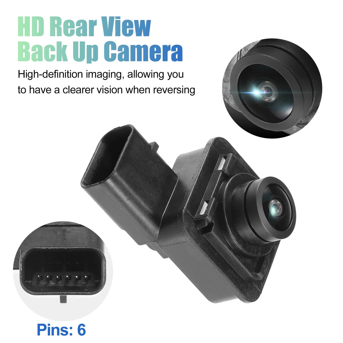 Unique Bargains Rear View Back Up Camera Rear Park Assist Reverse Camera for Ford F-150 2015-2019 No.FL3Z19G490D