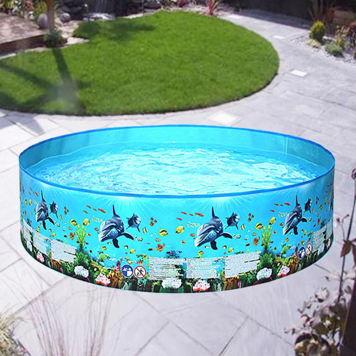 Children's Pool, , Paddling Pool Portable Sizehower Basin Game Child Baby Outdoor Indoor - 59.8 .8 inch, optional