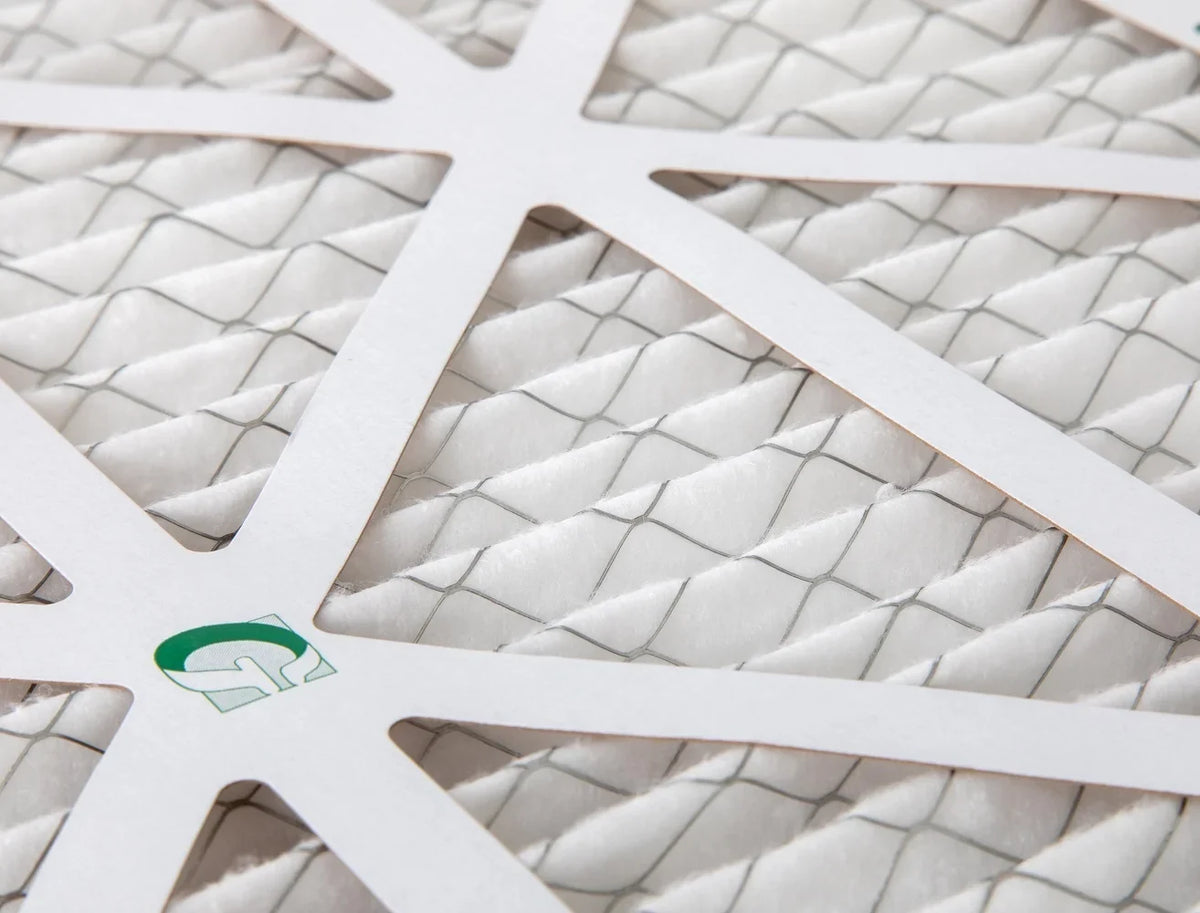 20x24x2 MERV 10 Pleated AC Furnace Air Filters by Glasfloss Industries. ( 8 Pack ) Exact Sizeize: 19-3/8 x 23-3/8 x 1-3/4