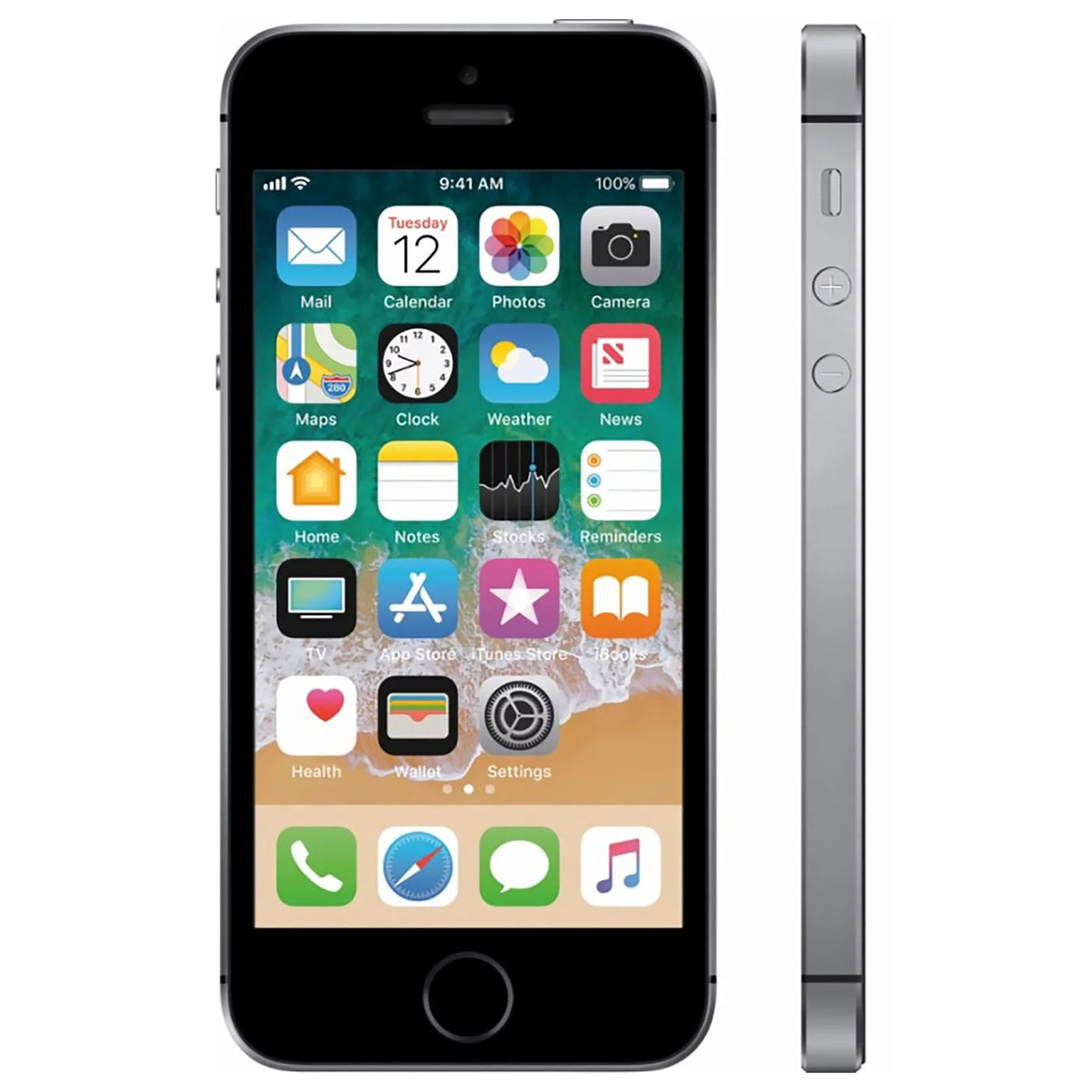 Apple iPhone SizeE 32GB AT&T Locked Phone with 12MP Camera - Sizepace Gray (Used)