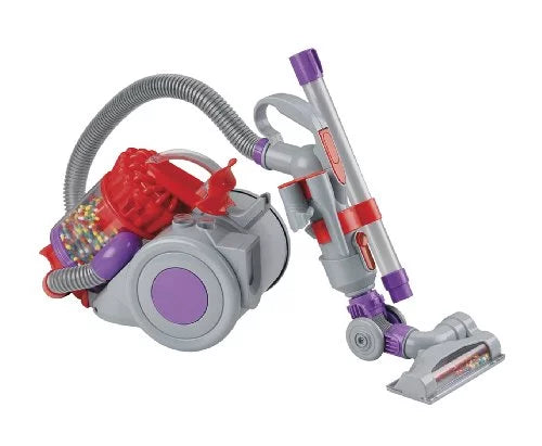 Casdon Dyson DC22 Vacuum Cleaner, Toy Dyson DC22 Vacuum Cleaner For Children Aged 3+, Features Working Sizeuction, Just Like The Real Thing,Grey/Purple/Red