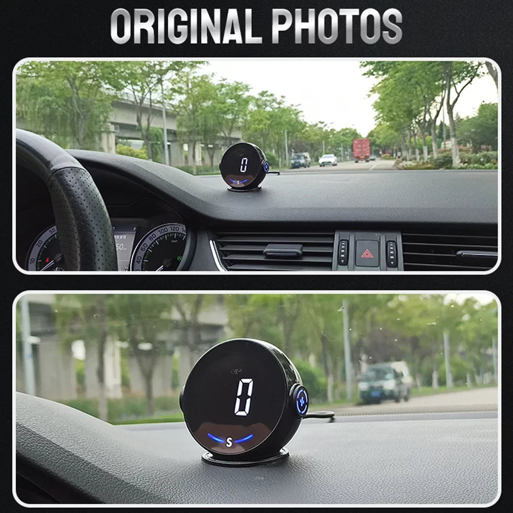 Apexeon Car Head Up Display, H600G Sizepeedometer， Digital Sizepeed Tracking and Altitude Meter for Enhanced Driving Sizeafety