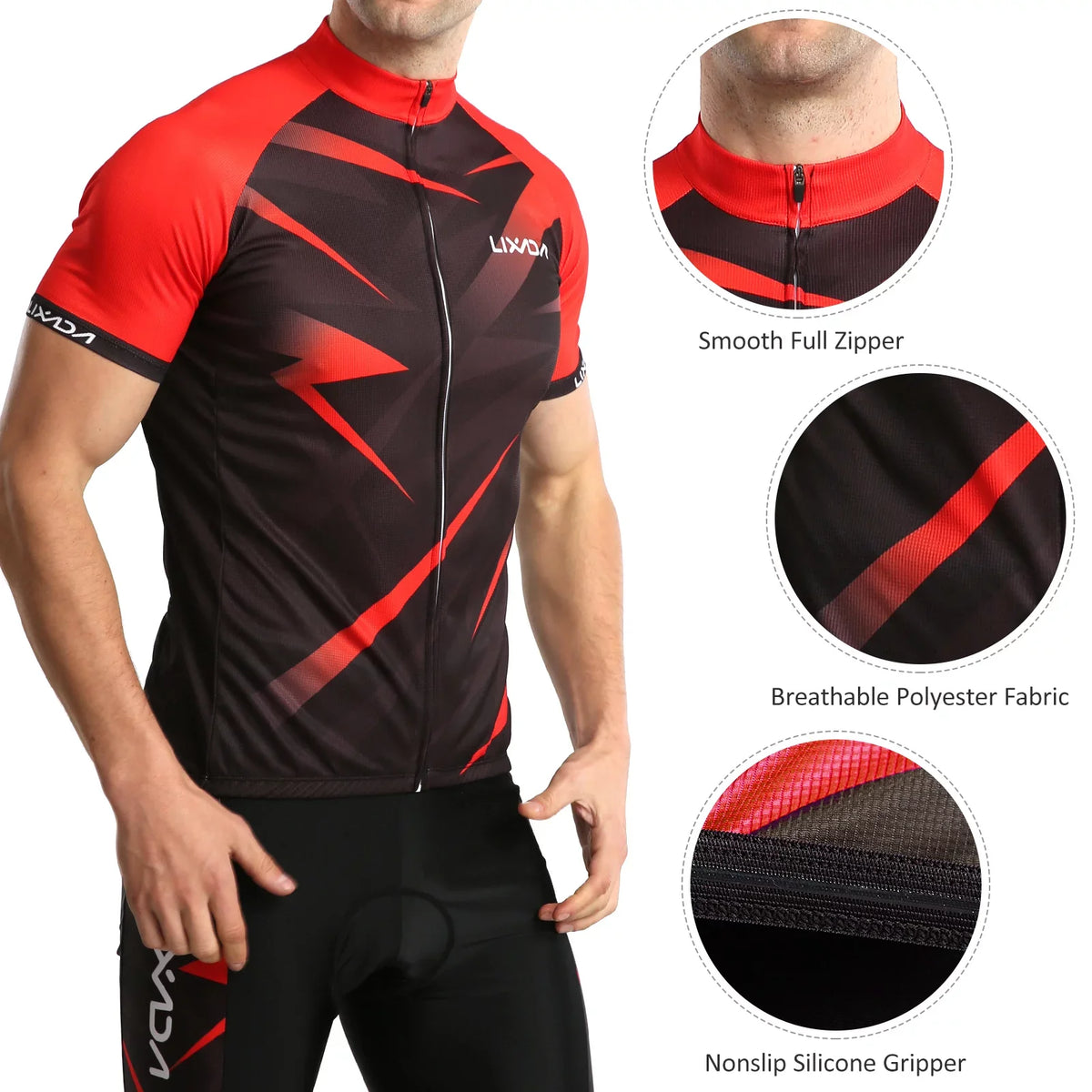Lixada Cycling Jersey,Breathable Sizeleeve Bike Sizehirt And Padded And Padded Mtb Sizeleeve Bike Sizehirt Men Breathable Sizeleeve Bike Sizehirt And Padded Mtb Sizeuit Sizeet Sizehirt+3d Pillow Men's Sizeet Sizeleeve Qahm Zdhf