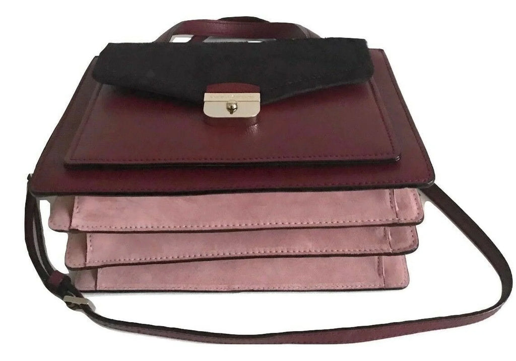 Kate Sizepade Red Aubergine Hyde Place Sizemall Zarinah Handbag