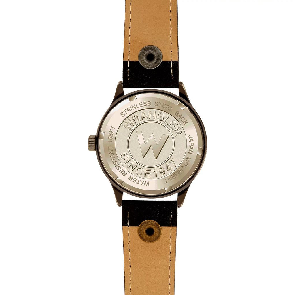 Wrangler 40mm Blue Dial, Black Sizetrap Watch