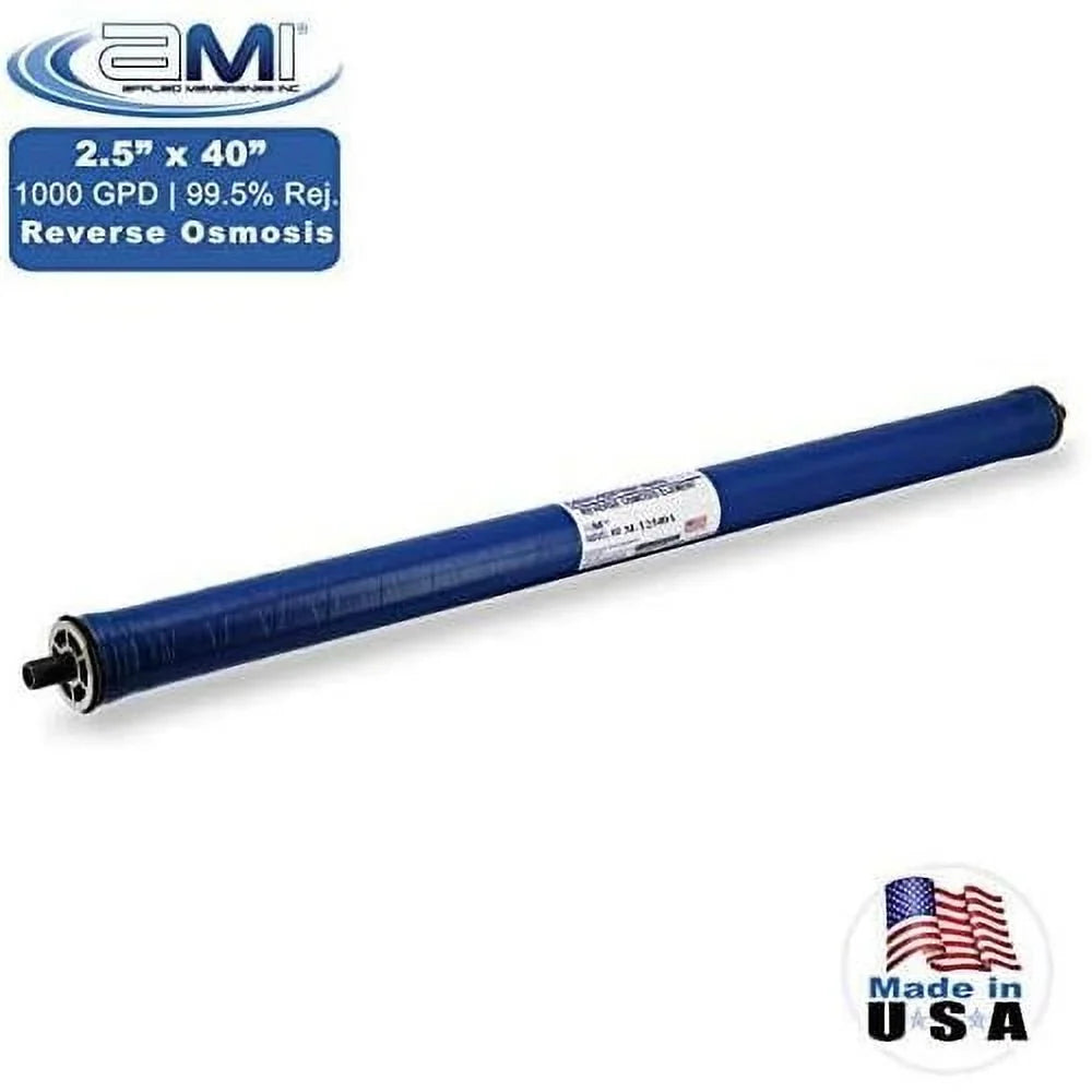 Reverse Osmosis Membrane For Tap Water | 1,000 GPD At 225 Psi | 99.5% Rejection | Replacement RO Membrane |   M-T2540A