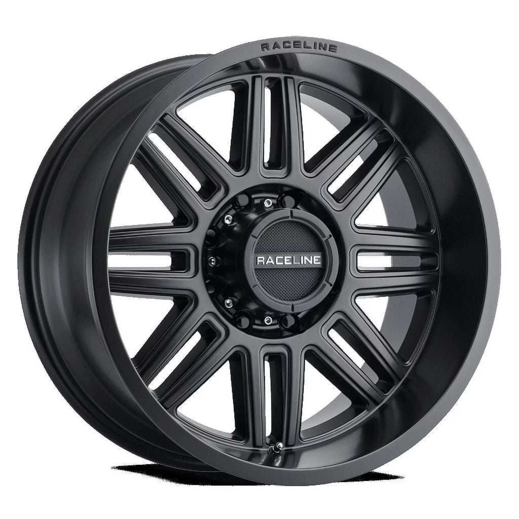 Raceline 948B-SizePLIT 20" Cast Aluminum Wheel, SizePLIT SizeATIN BLACK 20X10 6X139.7 -19mm Fits select: 1975-1978 GMC SizeUBURBAN K1500