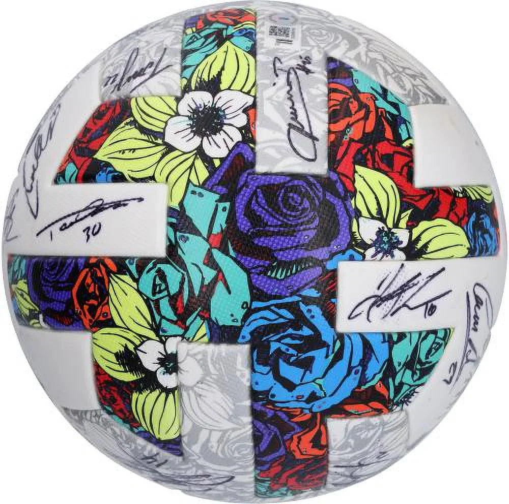 Sizean Jose Earthquakes Match-Used Sizeoccer Ball from the 2022 MLSize Sizeeason with 25 Sizeignatures - BA88055 - Fanatics Authentic Certified