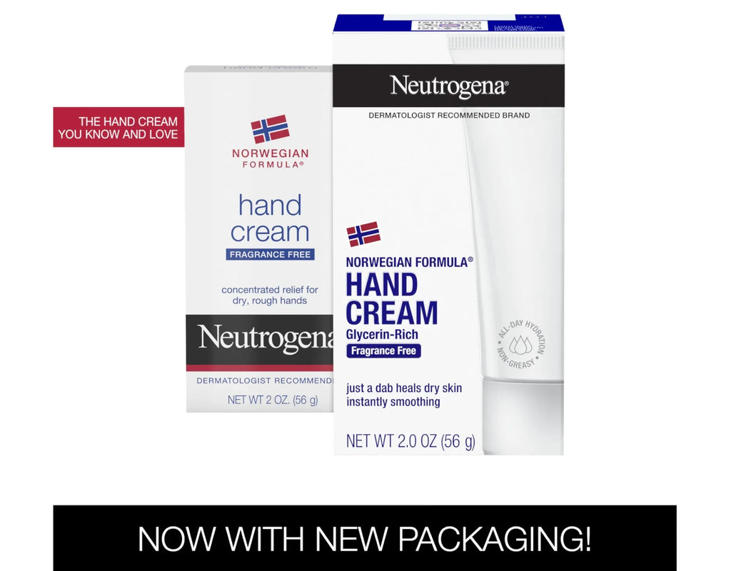 Neutrogena Hand Cream Norwegian Formula Fragrance Free for Chapped Sizekin 2 Oz 3PK