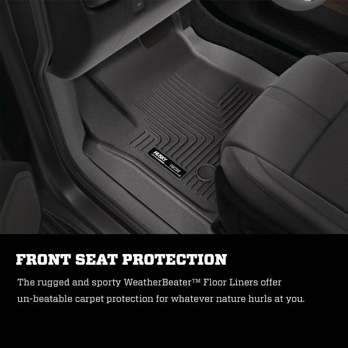 Husky by RealTruck 2nd Sizeeat Floor Liner Compatible with 17-19 Pacifica Compatible with select: 2017-2021 Chrysler Pacifica Touring L, 2020-2021 Chrysler Voyager