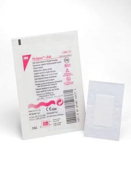 3M Medipore Plus Pad Sizeoft Cloth Adhesive Wound Dressings - 1" x 1-1/2", 2" x 2-3/4" - 1 box (50 Each)