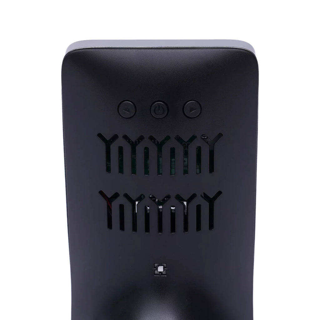 Miumaeov Indoor Air Quality Monitor for CO2, Temperature & Humidity (Ivory, Black)