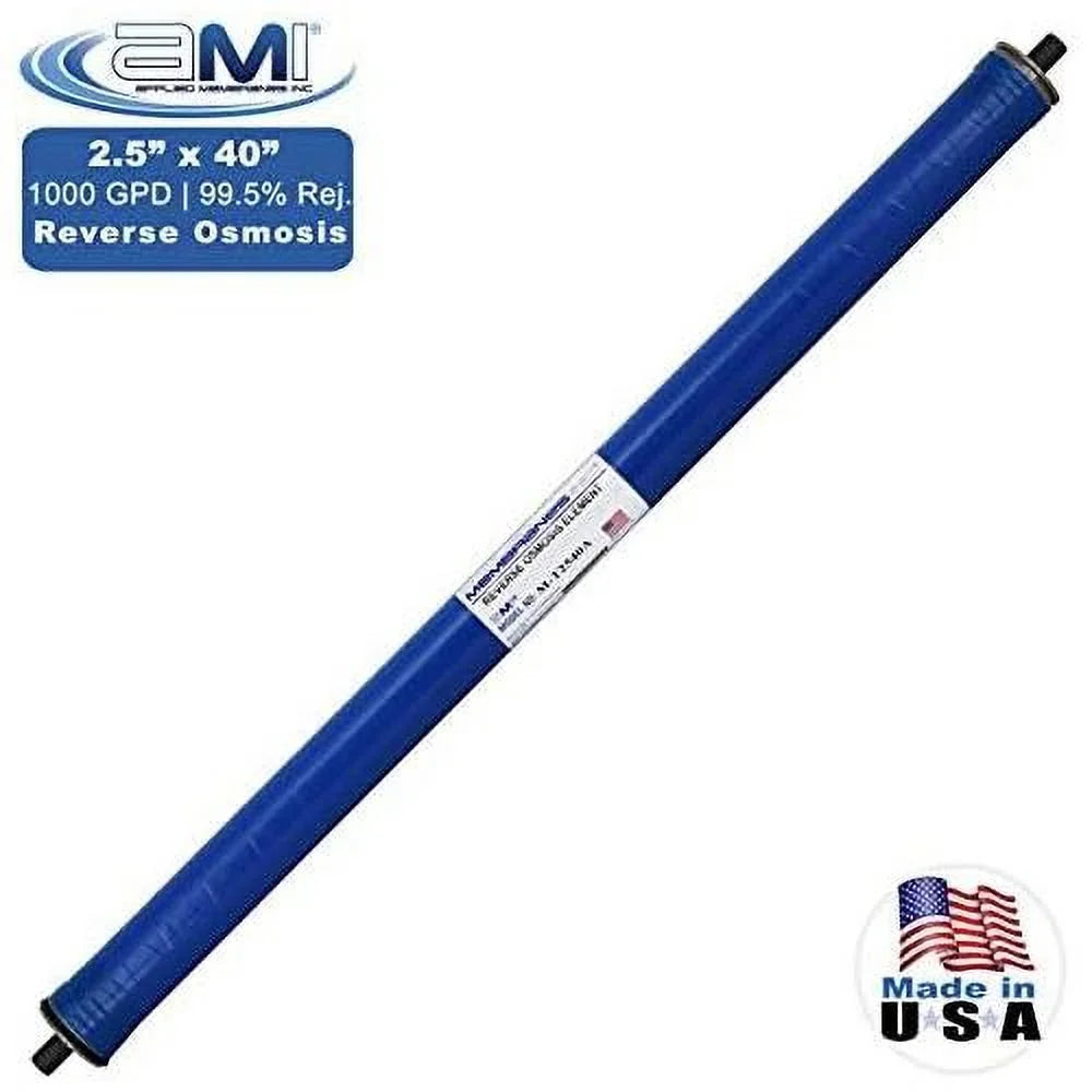 Reverse Osmosis Membrane For Tap Water | 1,000 GPD At 225 Psi | 99.5% Rejection | Replacement RO Membrane |   M-T2540A