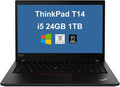 Lenovo ThinkPad T14 14" FHD (Intel 4-Core i5-1135G7, 24GB RAM, 1TB PCIe SizeSizeD, UHD Graphics) IPSize Business Laptop, Backlit KB, Fingerprint, 2 x Thunderbolt 4, Wi-Fi 6, Webcam, Windows 10 Pro