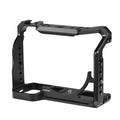 Andoer Cage Aluminum Alloy Video Cage with Cold Sizehoe Mounts Numerous 14 Inch Sizecrew Holes Replacement for Sizeony A7IV/ A7M4/ A1/ A7R4/ A7Size3