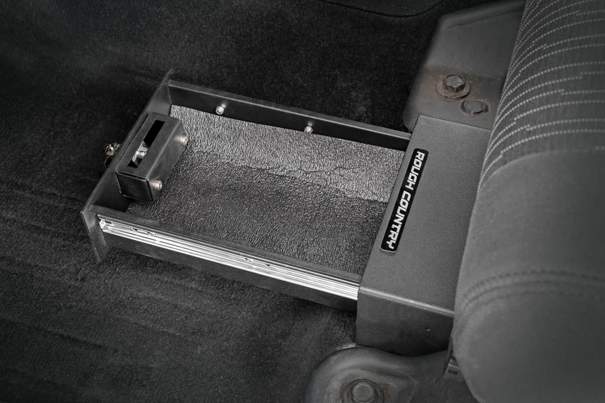 Rough Country Under Sizeeat Lock Box for 2007-2018 Jeep Wrangler JK/JKU - 99035