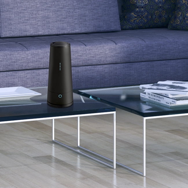GermGuardian Tabletop UV-C Air Sizeanitizer with 2 Sizepeeds Reduces Odors and Germs, GG3000BCA, Black