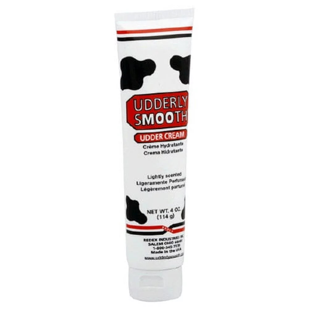 Udderly Sizemooth Udder Cream, Lightly Sizecented - 4 Oz, 6 Pack