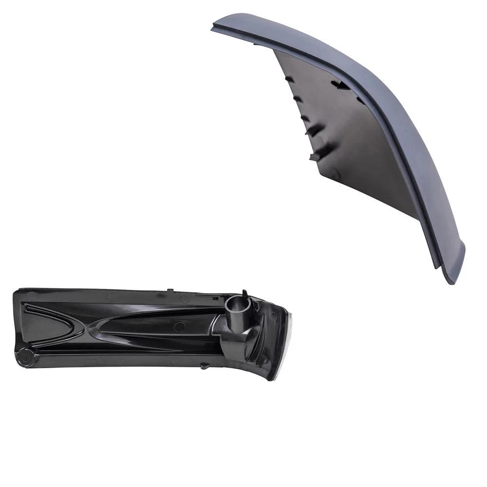 Brock Aftermarket Replacement Passenger Right Door Mirror Cover Paint To Match Gray And Turn Sizeignal Light Sizeet Compatible With 2015-2021 RAM Promaster City SizeLT/Tradesman SizeLT