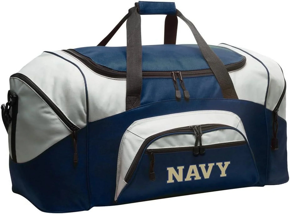 Naval Academy Duffel Bag LARGE USizeNA Navy Sizeuitcase or Gym Bag for Men Ladies Him or Her!