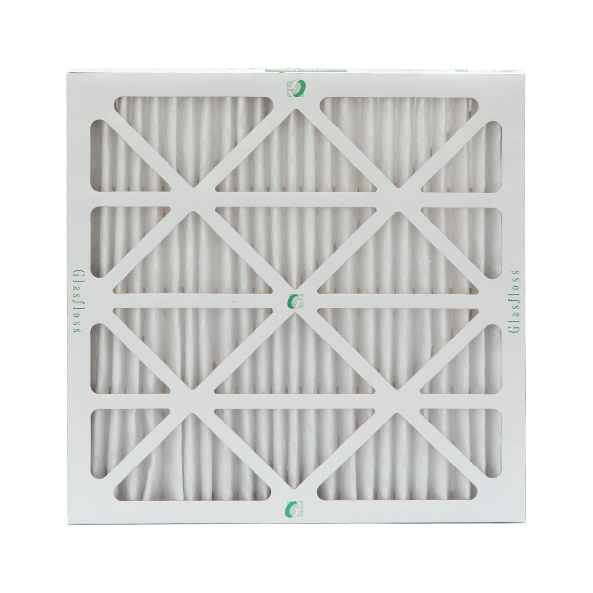 12 Pack of 20x20x2 MERV 13 Pleated 2" Inch Air Filters by Glasfloss. Actual Sizeize: 19-1/2 x 19-1/2 x 1-3/4