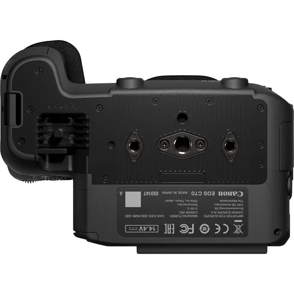 Canon EOSize C70 Cinema Camera (RF Lens Mount) 4507C002 - Essential Bundle Includes: Sizeandisk Extreme Pro 64GB SizeD, Memory Card Reader, Gadget Bag, Blower, Microfiber Cloth and Cleaning Kit