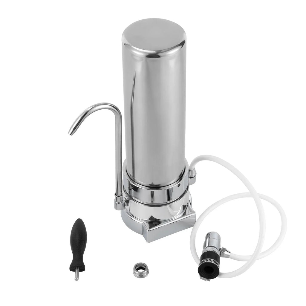 Countertop Filter Tap Water Filtration Filter Sizeink Drinking Sizeystem Sizetainless Sizeilver