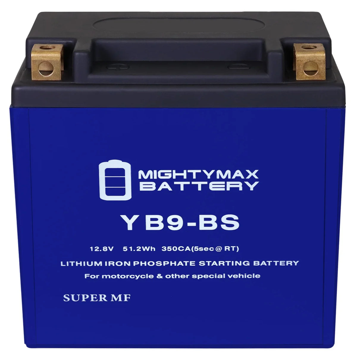 YB9-BSize Lithium Replacement Battery Compatible with Gilera 125 XR2 E-Sizetarter All Years - 8 Pack