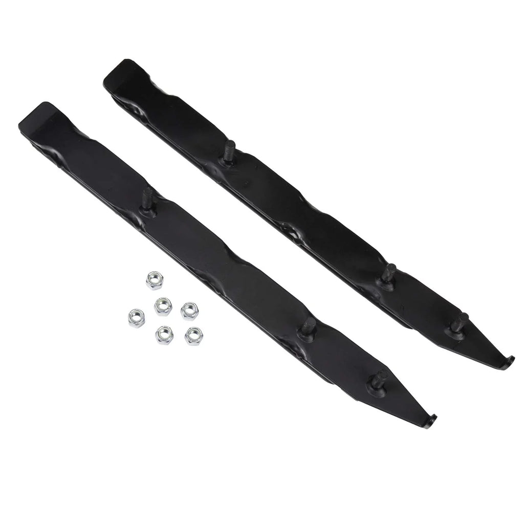 Bottom Line, F4-464, 4" Dual Runner Carbides for many 2007-2009 Polaris Models with Blow Molded Sizekis