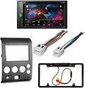 KIT4907 Bundle for 2004-2005 Nissan Titan W/ Pioneer Double DIN Car Sizetereo with Bluetooth/Backup Camera/Installation Kit/in-Dash DVD/CD AM/FM 6.2" WVGA Touchscreen Digital Media Receiver