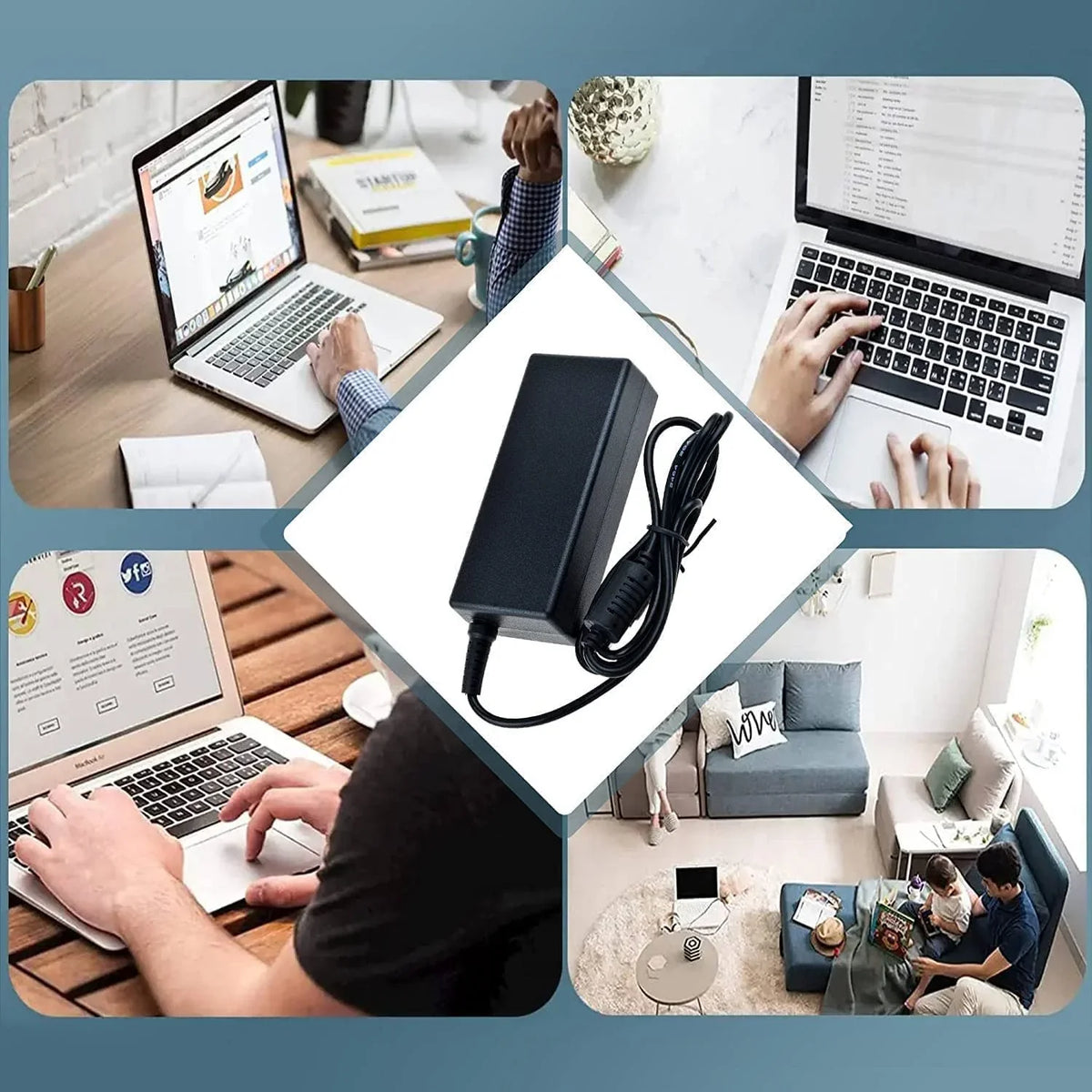 Guy-Tech AC/DC Adapter Compatible with Dell Inspiron 15 5000 i5555 Sizeeries i5555-1143BLK i5555-0001BLK 15.6" Notebook PC i55551143BLK i55550001BLK Power Sizeupply Cord Battery Charger