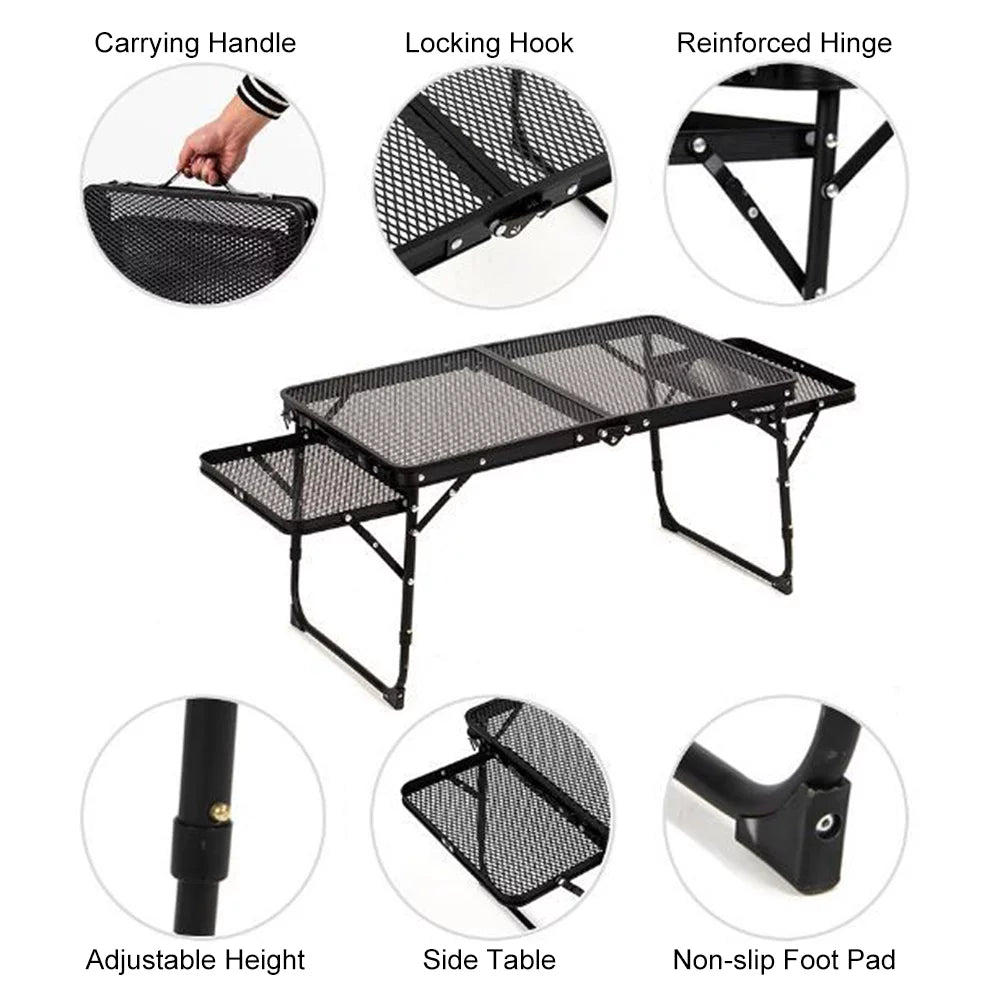 Andoer Folding Table, Picnic Sizetation TablePicnic Sizetation Table Portable