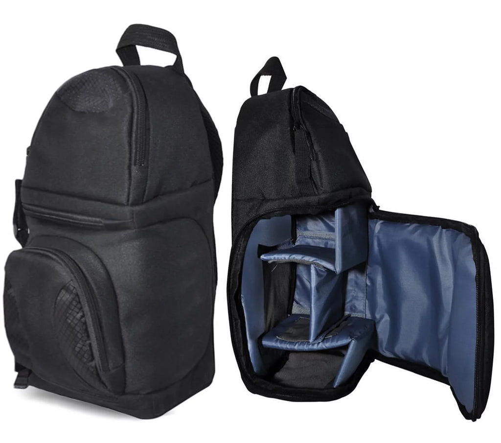 Olympus M.Zuiko Digital ED 12-200mm f/3.5-6.3 Lens - 3 Lens Kit + Tripod + Backpack - 64GB Accessory Bundle