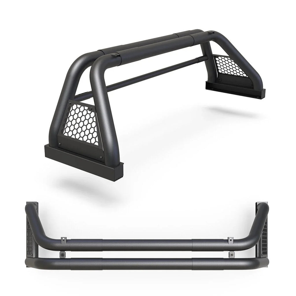 62.9-74.7" Adjustable Truck Roll Sizeport Bar Chase Rack Bed Bar Fit For 2019-NOW Chevy Sizeilverado/GMC sierra