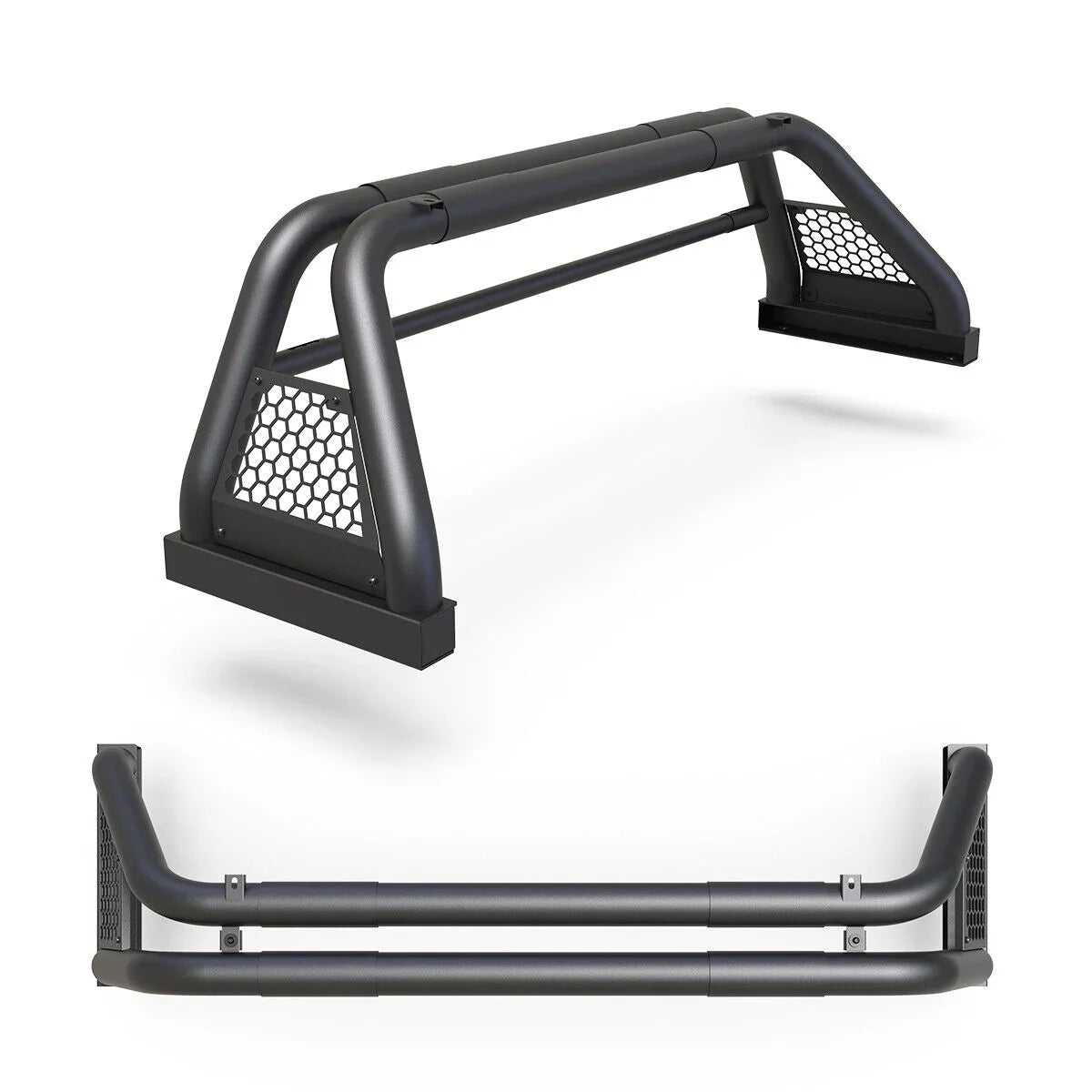 62.9-74.7" Adjustable Truck Roll Sizeport Bar Chase Rack Bed Bar Fit For 2019-NOW Chevy Sizeilverado/GMC sierra