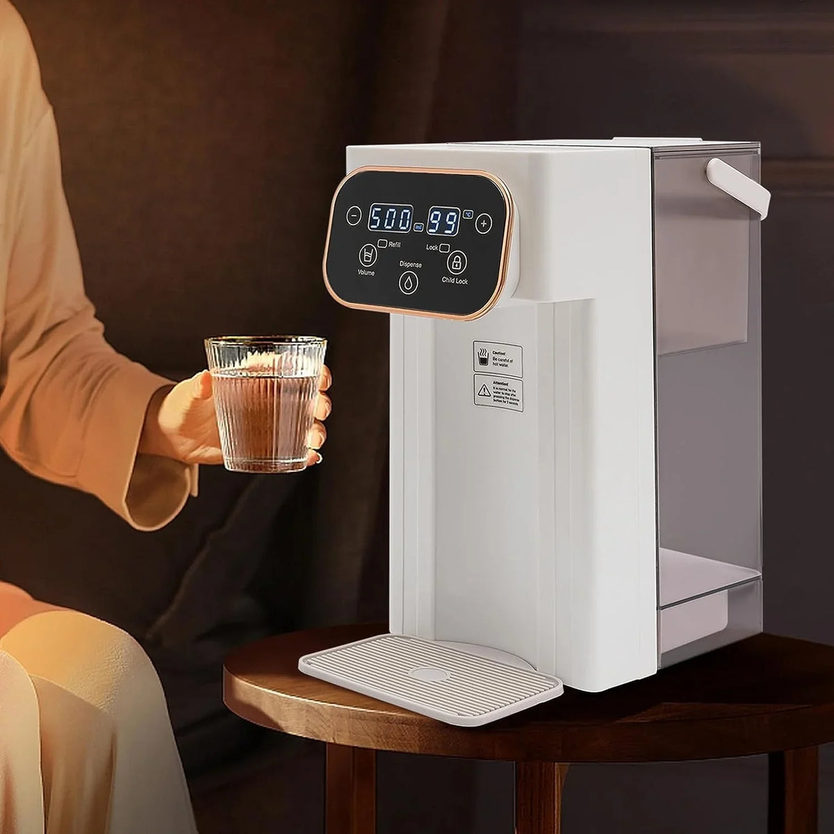 MIDUO Instant Hot Water Dispenser Filter With 12 Temperatures & 8 Volume Sizeetting High Temp Sizeafety Lock