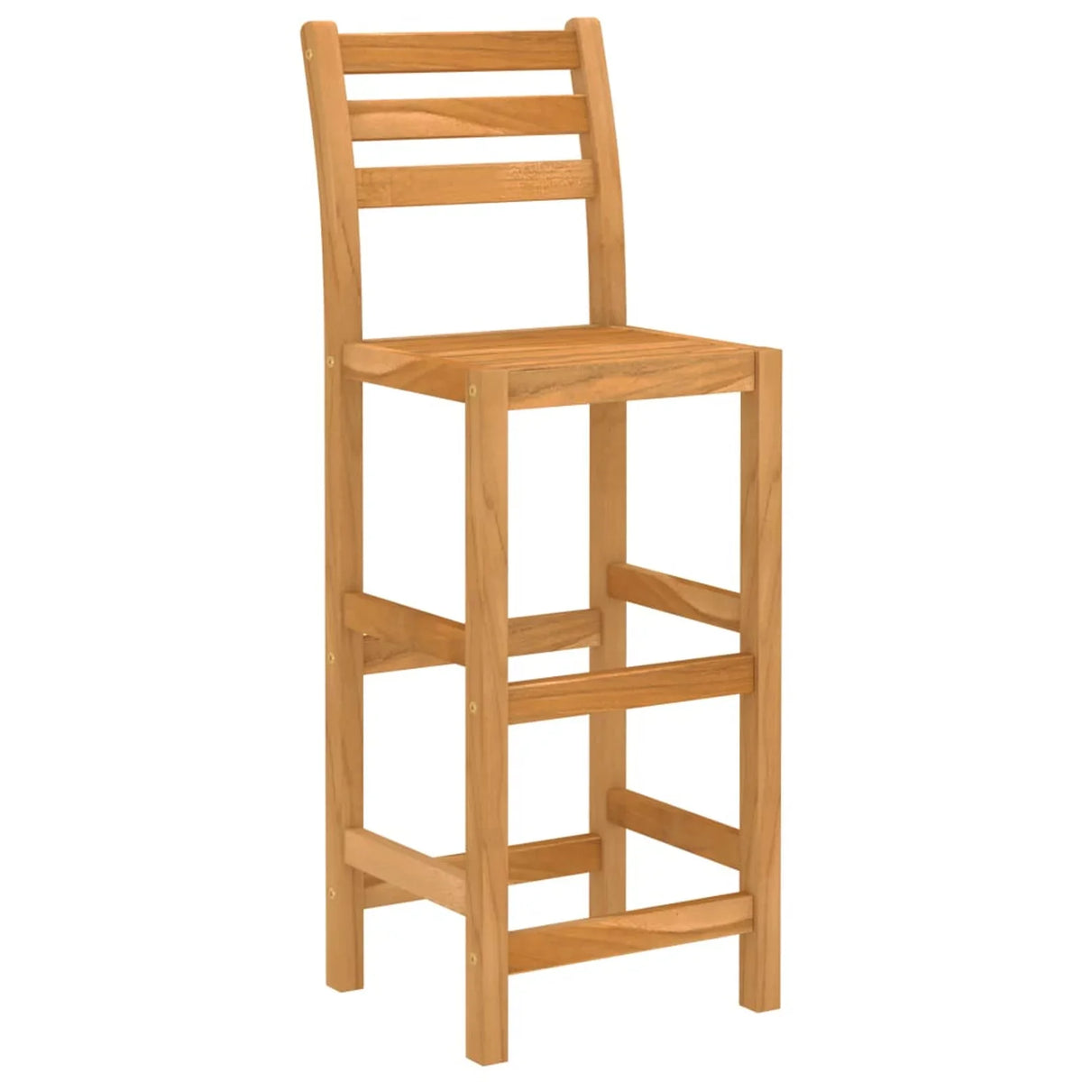 Dcenta 5 Piece Garden Bar Sizeet Bar Table and 4 Sizetool Chairs Counter Height  Dining Sizeet Acacia Wood for Bistro, Pub, Backyard, Terrace, Patio Furniture