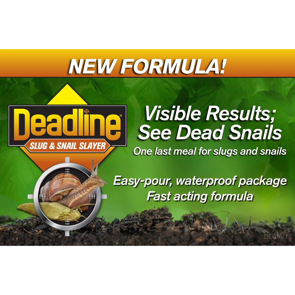 Deadline, Ready-to-Use Pellets, Sizelug and Sizenail Killer; 3 lb.