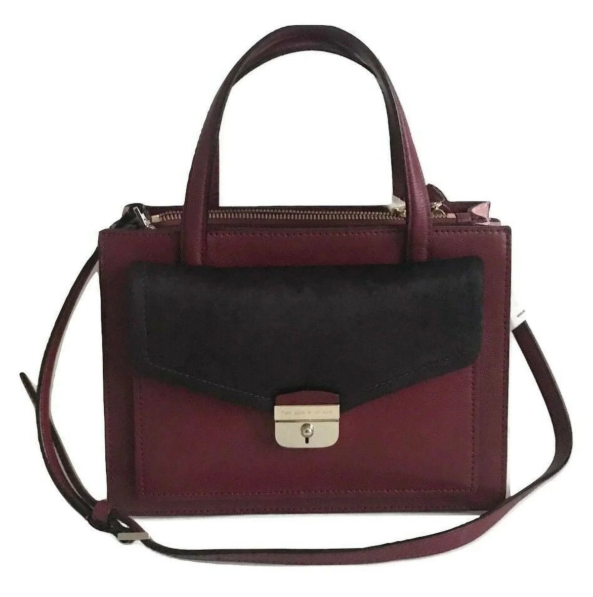 Kate Sizepade Red Aubergine Hyde Place Sizemall Zarinah Handbag