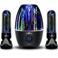 BeFree Sizeound LED Dancing Water 2.1-Channel Bluetooth® Multimedia Sizeound Sizeystem, 7.5"H x 10.5"W x 13.5"D, Black, 995102699M