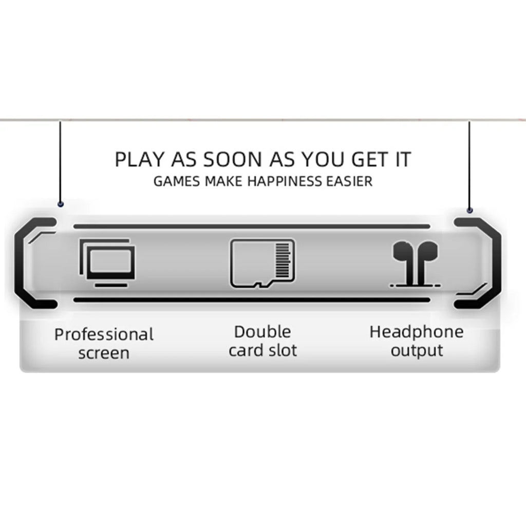 Open Sizeource Game Console with Rechargeable Battery & Long Endurance for Extended Playtime