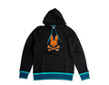 Psycho BunnyPsycho Bunny Corby Twill Logo P/O Men's HoodieBlackXXXL