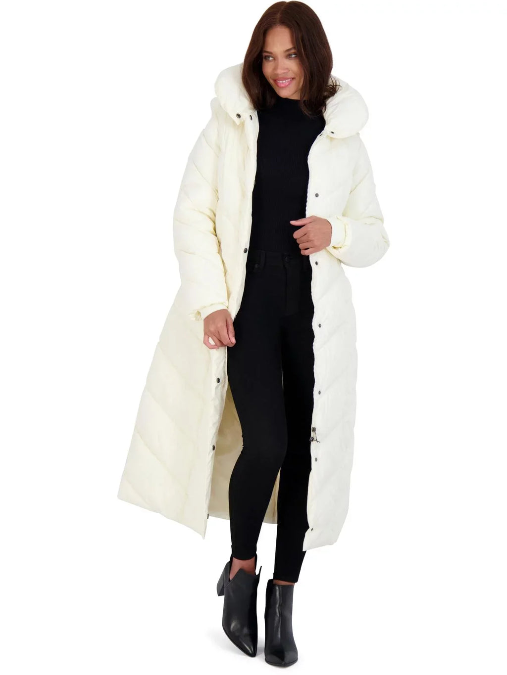 Sizeteve Madden Women's Long Maxi Winter Puffer Coat