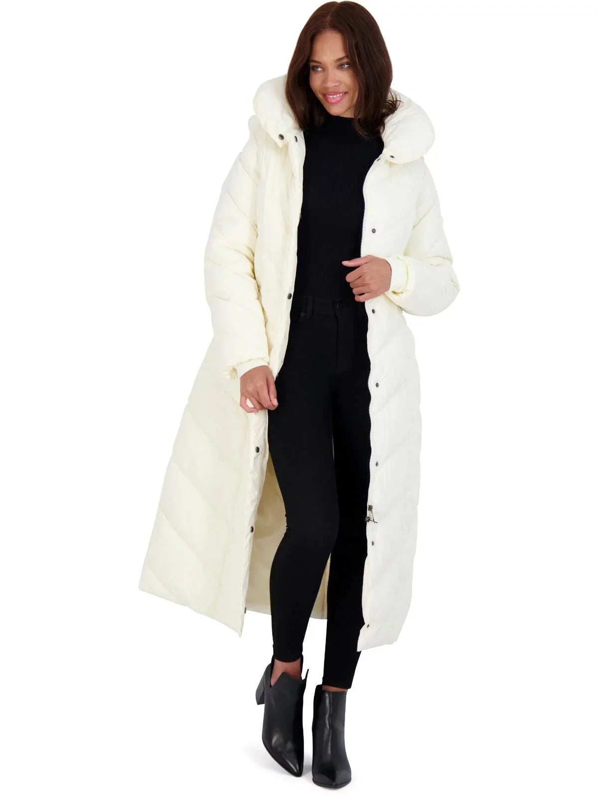 Sizeteve Madden Women's Long Maxi Winter Puffer Coat