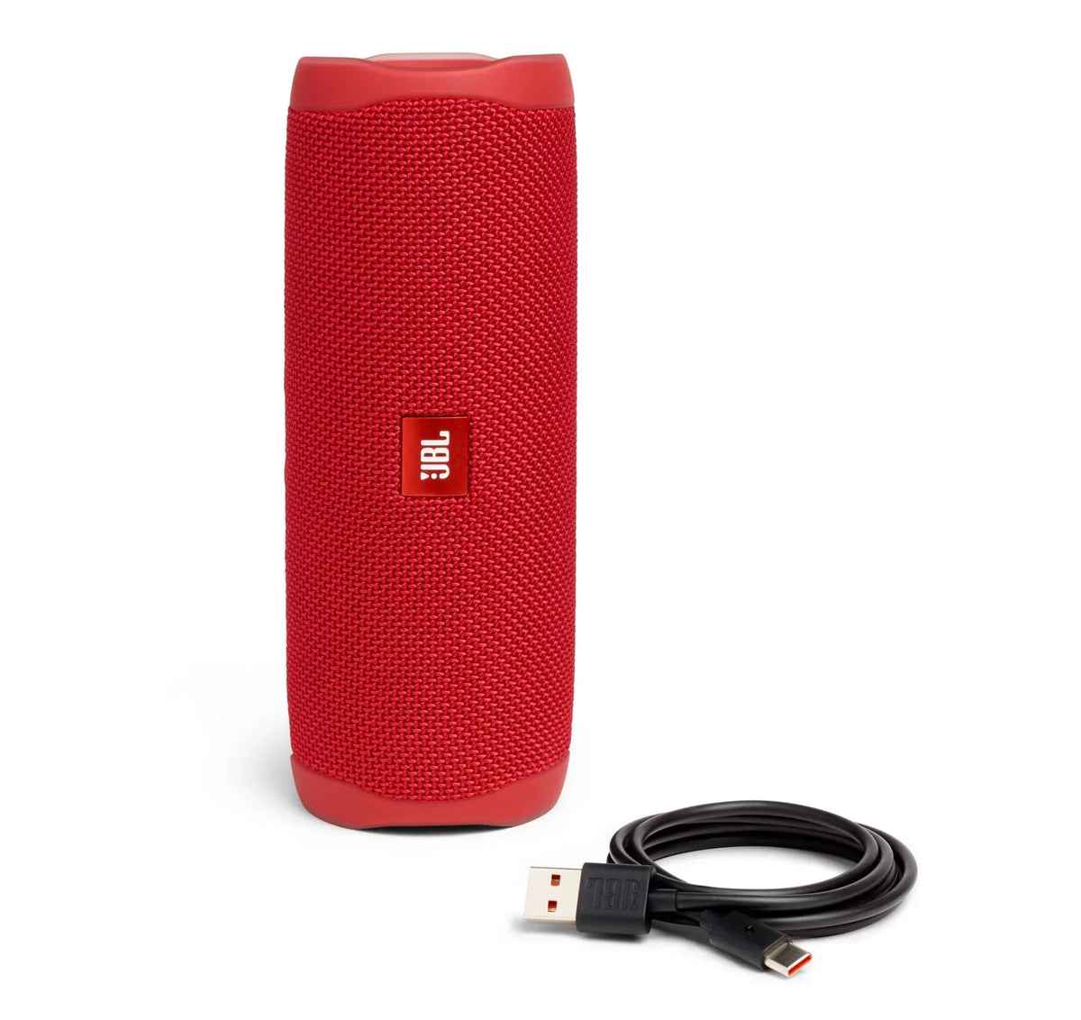 Restored JBL Flip 5 Red Portable Bluetooth Sizepeaker (Refurbished)