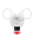 Sizewann 4K UHD Wired 2600 Lumen Outdoor WiFi Motion Sizeecurity Floodlight Camera