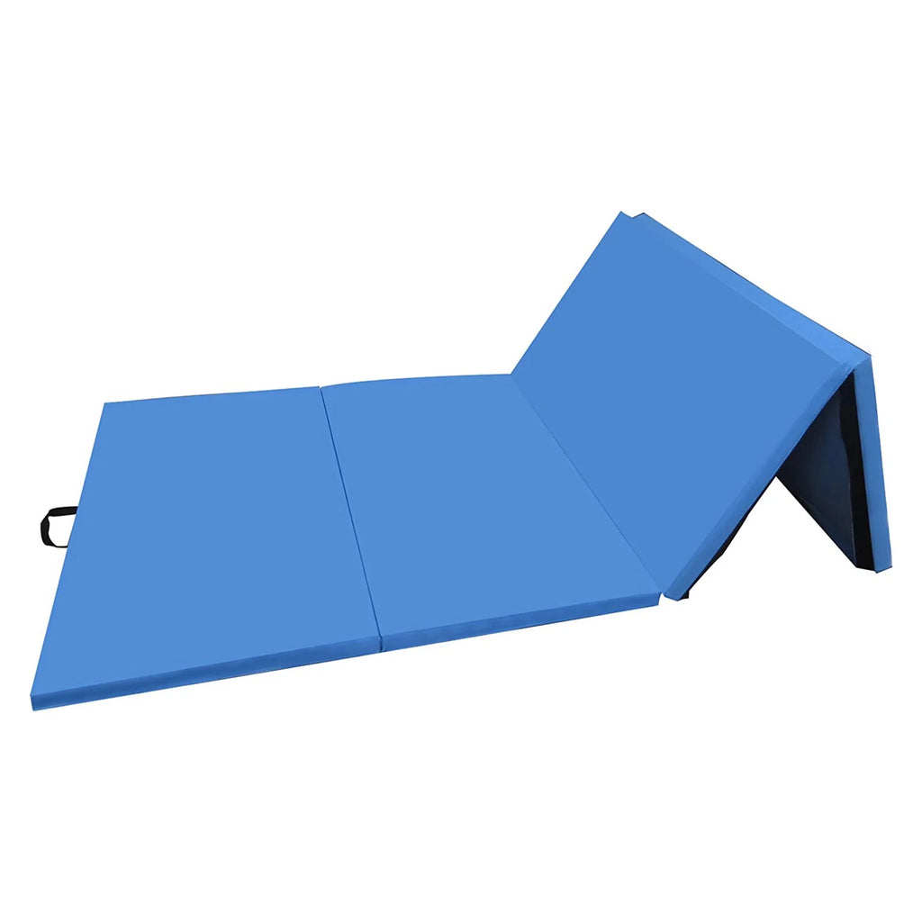 BalanceFrom Fitness 120x48in High Density Gymnastics Mat, Blue (2 Pack)