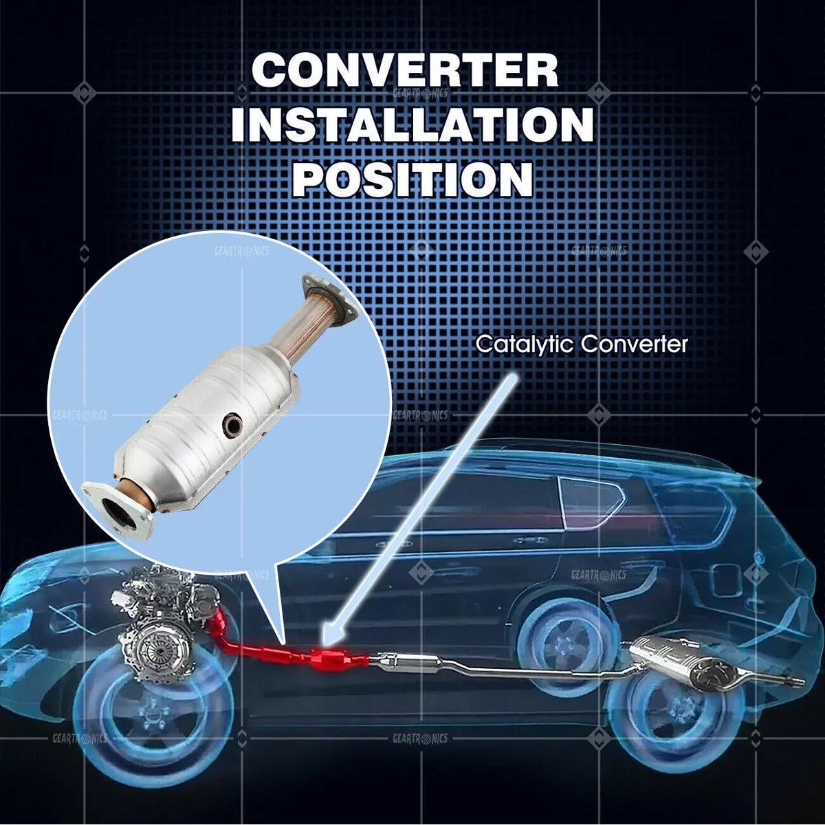 Catalytic Converter For Honda Acura 2004-2008 TSizeX 2.4L Direct fit with Gaskets